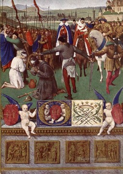 Jean Fouquet Painting - The Martyrdom Of St James The Great Jean Fouquet